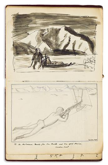 ROCKWELL KENT (1882-1971) Sketches aboard the Hans Egede.